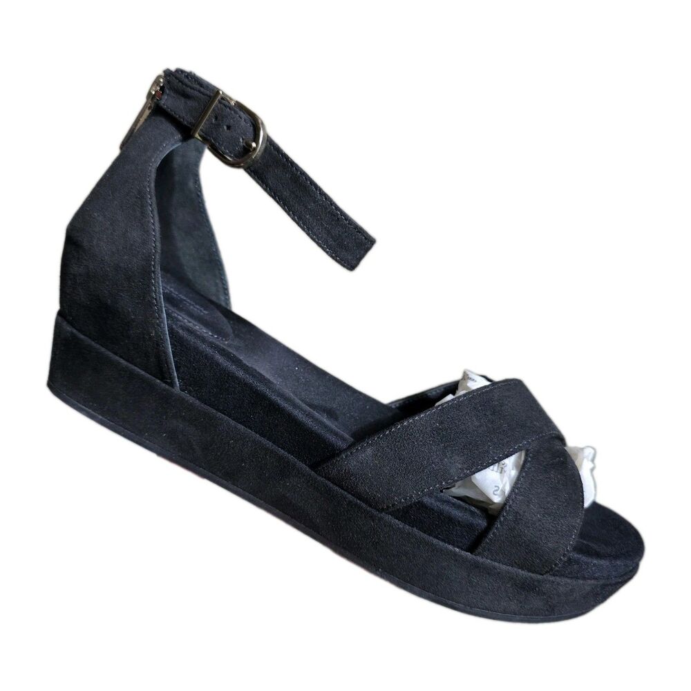 Giani Bernini Eviee Women’s Wedge Sandals Memory Foam Comfort Shoe Size 11 Black